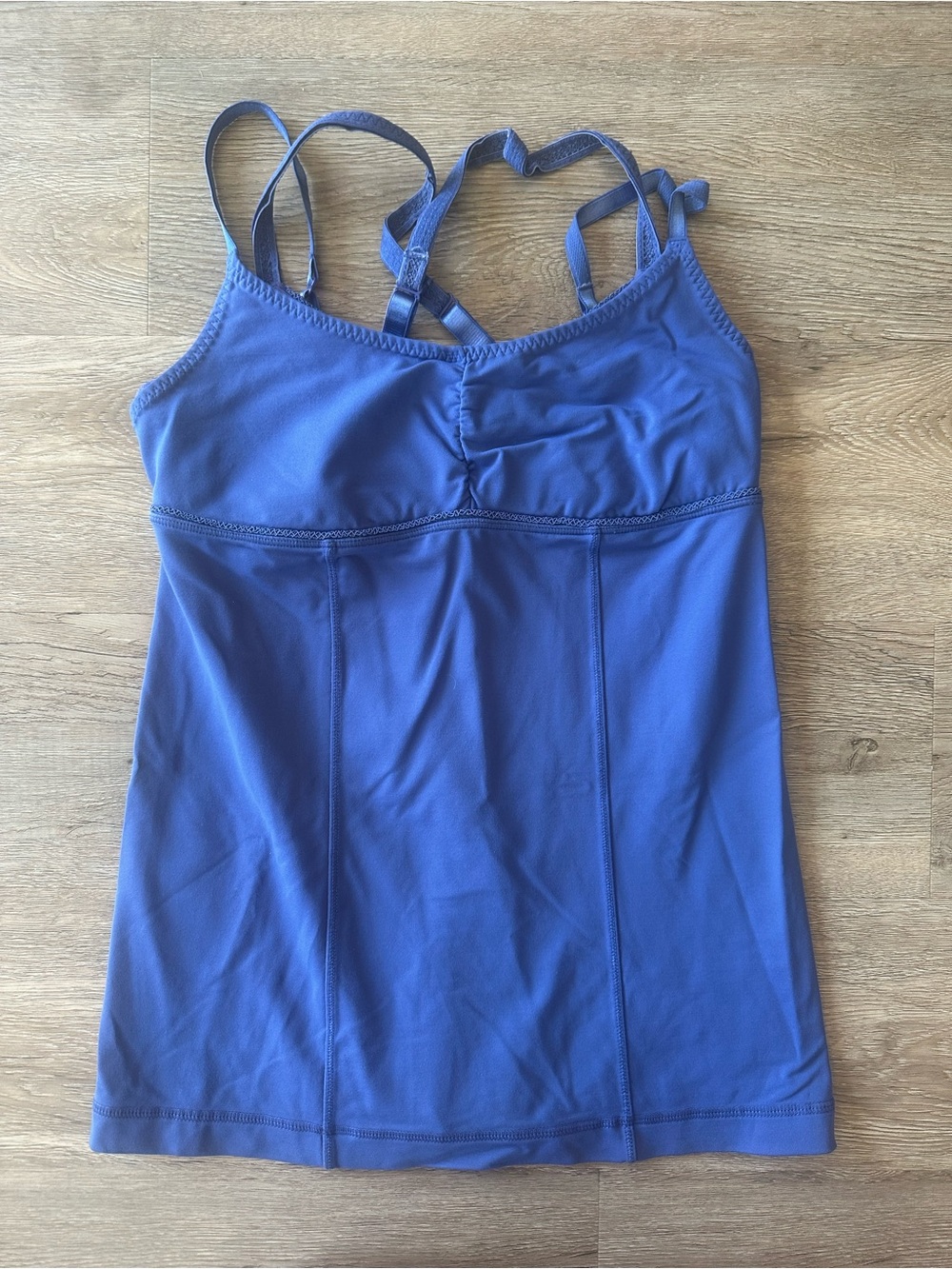 lululemon athletica purple strappy cami